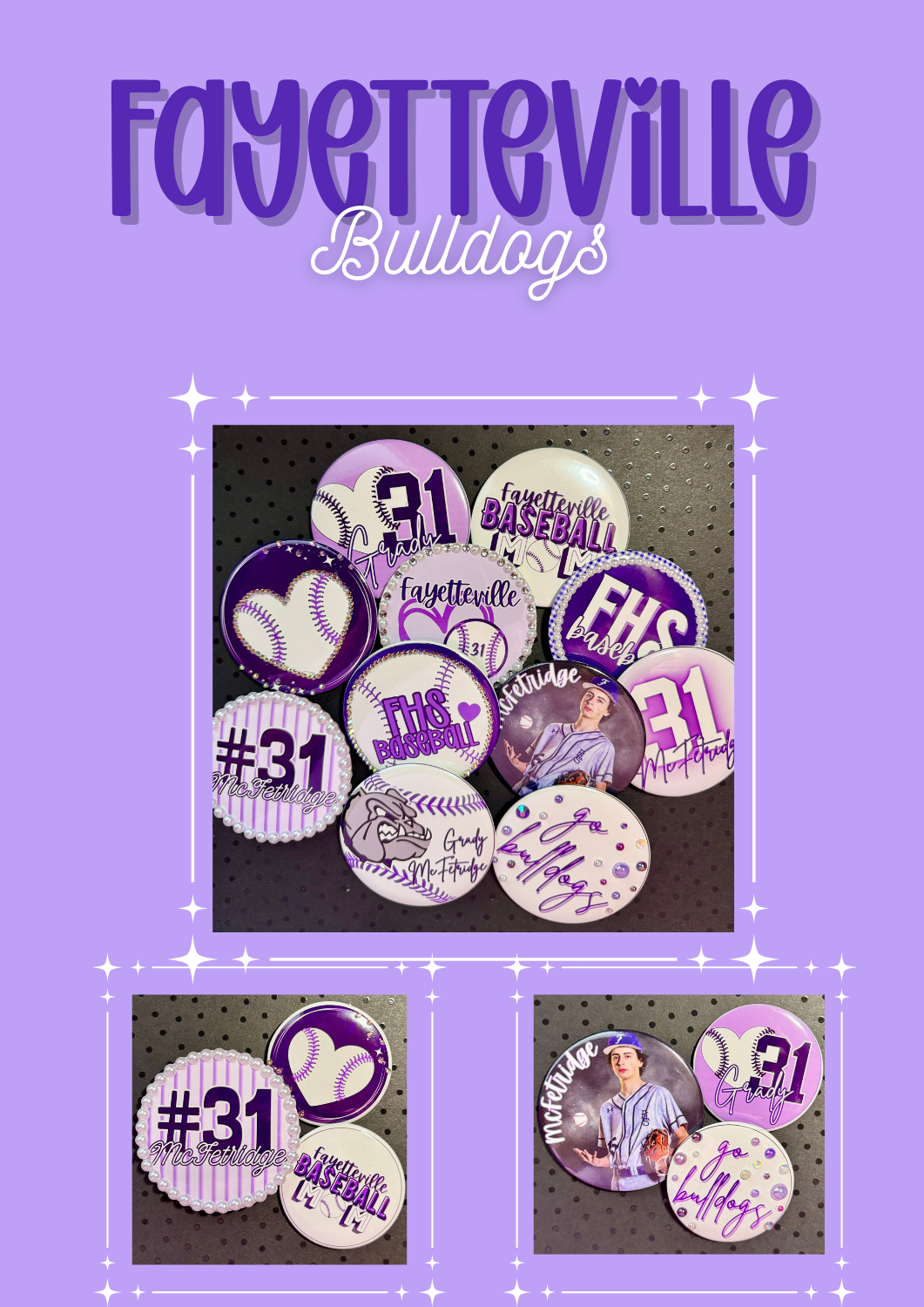 Fayetteville Bulldogs Button Catalog